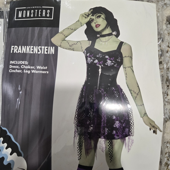 COMPLETE Frankenstein Costume & Wig - Picture 2 of 6